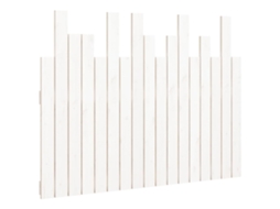 Cabeceira de Parede Madeira de Pinho Maciça Branco MAISON EXCLUSIVE 108x3x80 cm
