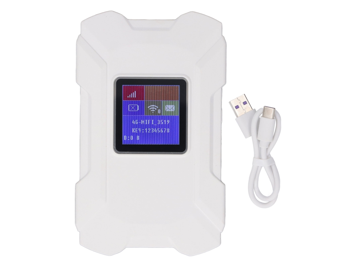 Roteador 4g Portátil Com Tela Colorida De 1,44 Polegadas E Slot Para Cartão Sim