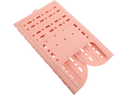 Tapete Pia Dobrável em Silicone Rosa, Fácil de Limpar e com Design Elegante, Ideal para Espaços Pequenos e Estilosos