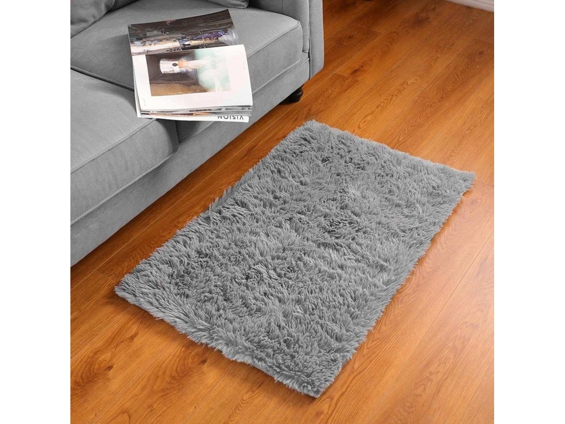 Alfombra De Sala Lavable A Máquina Suave Ultra Peluda Para Dormitorio O Dormitorio Universitario Interior