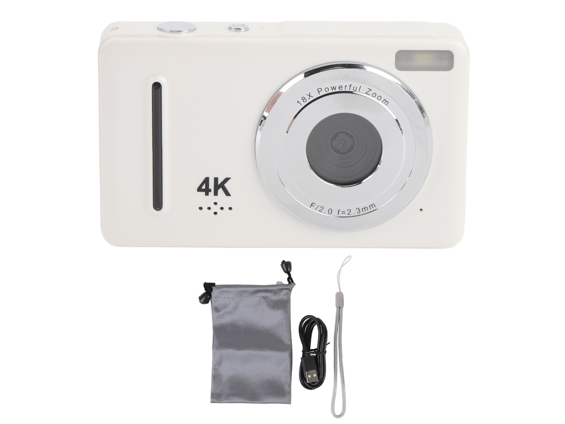 Câmera Digital Compacta 4k Para Viagens, Para Iniciantes, Câmera De Vídeo Digital