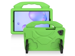 Capa Infantil Eva Anti‑choque Com Suporte Para Polegar Halinuia, Cor Verde Para Tcl Tab 8 Le 2023 /tab 8 2022