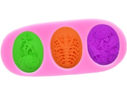 De Silicone Em Formato De Caveira Para O Halloween, Ideal Para Fondant, Bolos E Sobremesas, Gokoco