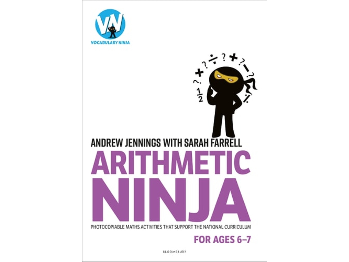 Livro Arithmetic Ninja for Ages 6-7 de Jennings e Andrew (Inglês)