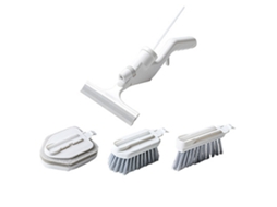 Baok-set De 4 Escovas De Limpeza De Janelas Multifuncionais Com Spray Para Casa, Cozinha E Banheiro