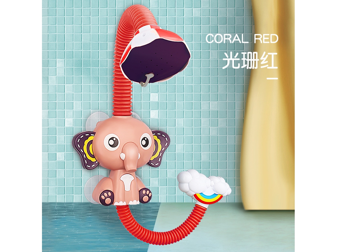 Aplicável a Brinquedos de Banho para Bebêsvinho Elephant Electric Flower Tinto CHENNNLS