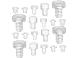 Mipcase Conjunto De 100-protetores Transparentes Anticolisão Para Pés Móveis Cozinha E Escritório, Ideais Para Portas De
