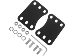 Kit de suporte de elevação de metal para motocicleta com 21 placas.