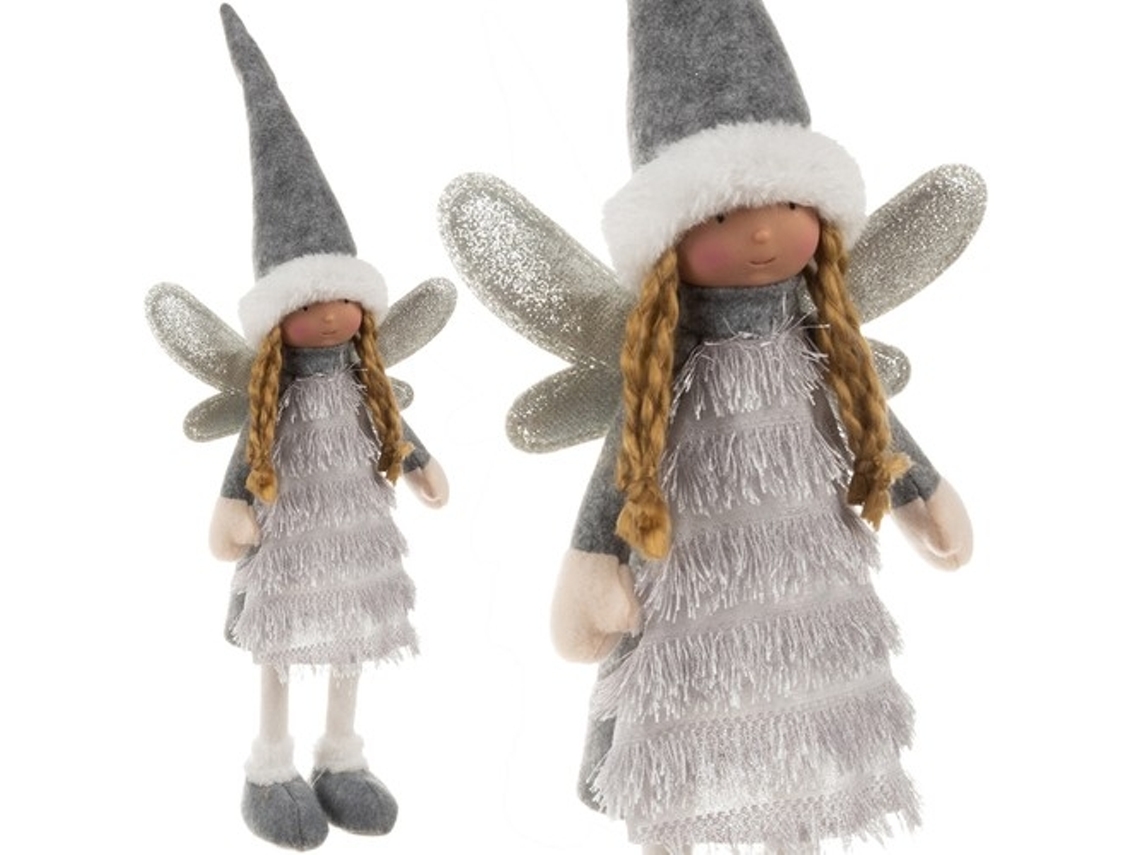 Fairy Gray Christmas Figurine RUHHY 22343