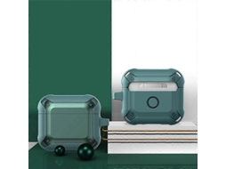 Capa Protetora Para Fones De Ouvido Armor Com Gancho Para Airpods 3