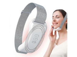 Massageador Elétrico Facial em Formato de V Aparelho Beleza com Microcorrente para Lifting Queixo Duplo GOKOCO
