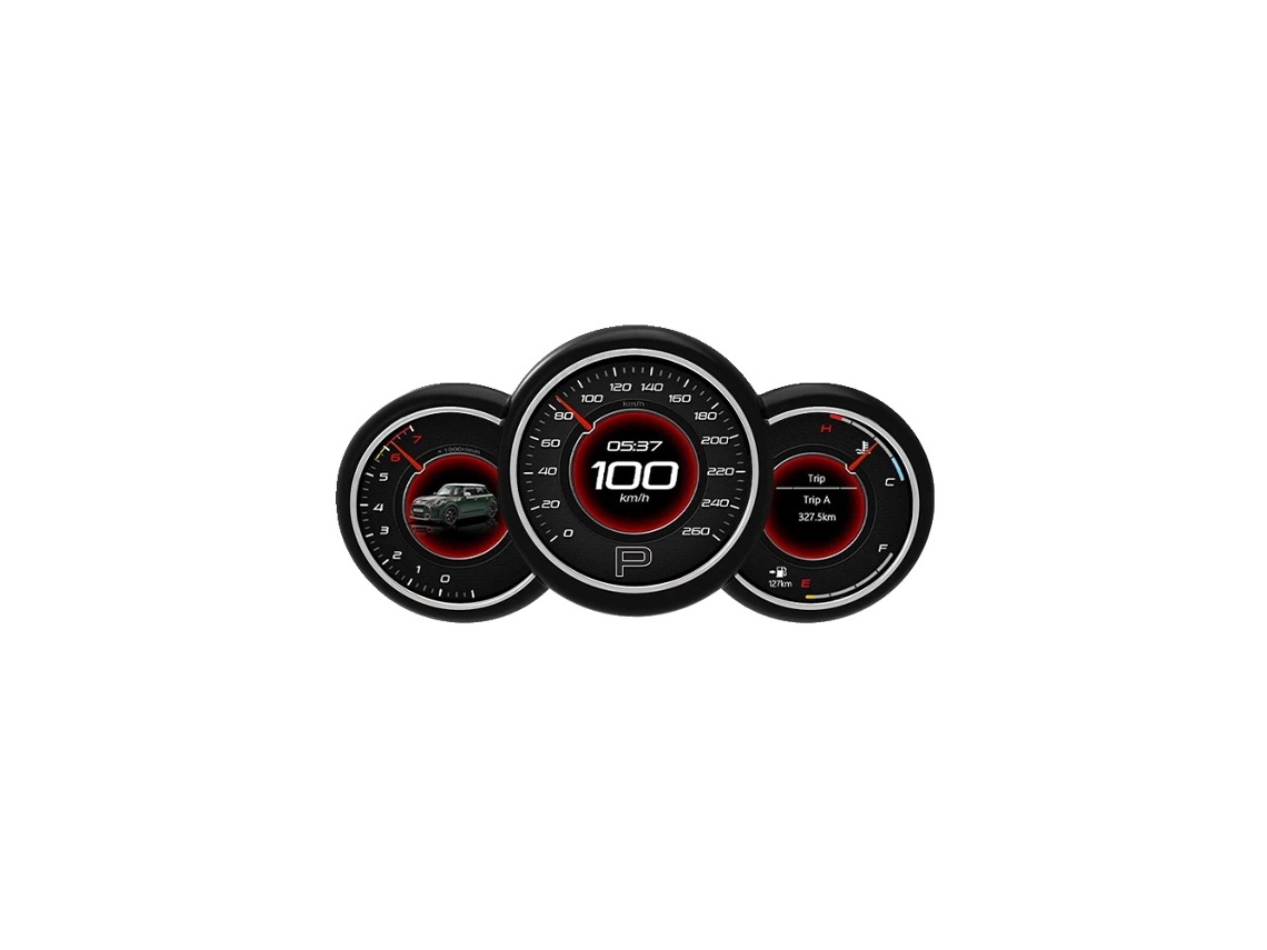 Conjunto De Velocímetro, Display Digital Lcd, Compatível Com Modelo De Veículo Mini, Com Hud
