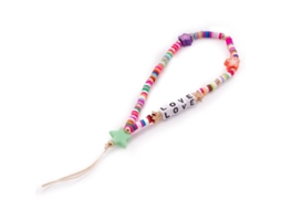 Colgante Cool Universal Smartphone Pulsera Strap Love Stars