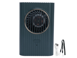 Ventilador Portátil de Pescoço Usb Verde para Escritório e Quarto