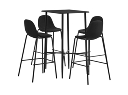 Bar Set, Bar Sets Vidaxl Preto Tecido