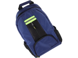 Mochila multifuncional para armazenamento de ferramentas de eletricista, bolsa de lona grossa para ferramentas, azul, grande.