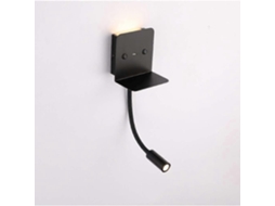 Luz De Leitura De Luz De Parede Led De 6w, Luz De Leitura De Mangueira Com Interruptor E Interface Usb Nostalgia88