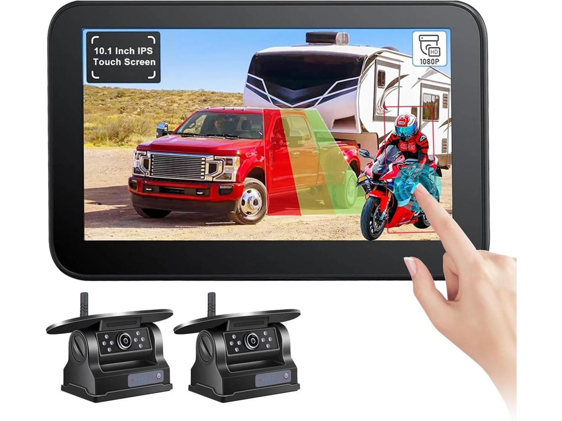 Monitor Digital Touchscreen Sem Fio de 10,1 Polegadas com Detecção por Ia SFUSHOS