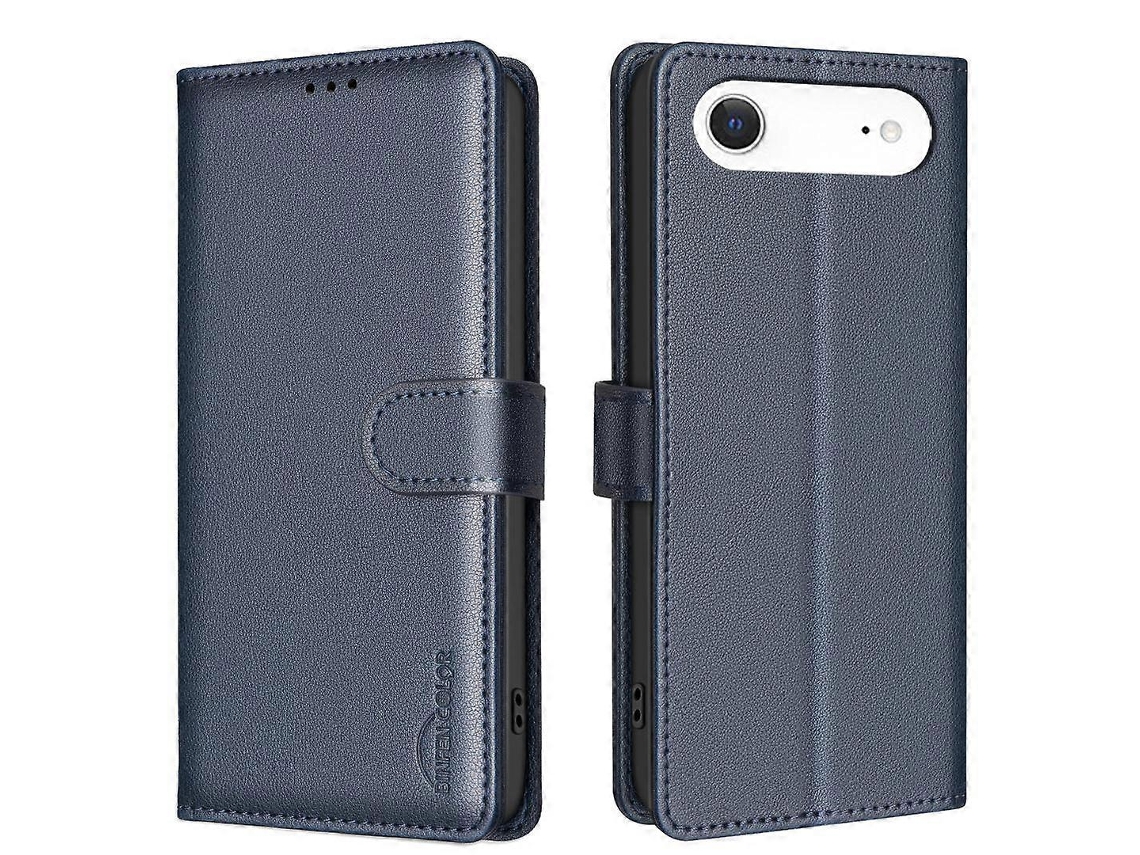 Capa De Couro Antifurto Para Celular Com Textura De Lichia E Rfid