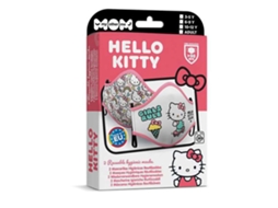 Máscara Higiênica Hello Kitty Premium Colorido 3-5 Yearsviving Costumes