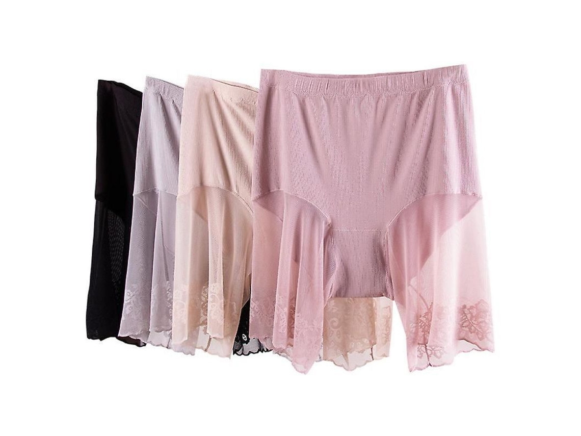 Pantalones Curtos Sem Costura para Mulher Talla 5XL 80-105kg, Preto | S/MARCA