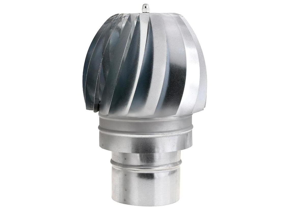 WOLFPACK LINEA PROFESIONAL sombrero extractor galvanizado para estufa, chimenea, extracción de humos, para tubo ø 110 mm.
