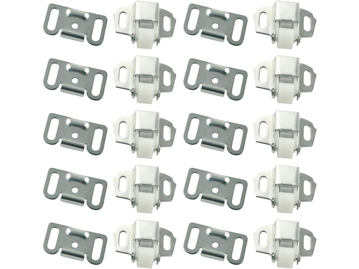 Conjunto De 10 Presilhas Para Portas Guarda Roupa, Com Base Plana E Pés Baixos, Acessórios De Ferragens Para Móveis