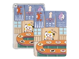 Capa Para Ipad De 11ª Geração (a16) De 11 Polegadas, Estrutura Flexível Em Tpu, Airbag Anti-queda Sushi Siurn