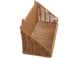 Cesto De Parede Didiseaon Para Banheiro, Sem Precisar Furar A Parede, Com Revestimento Em Rattan Plástico, Design