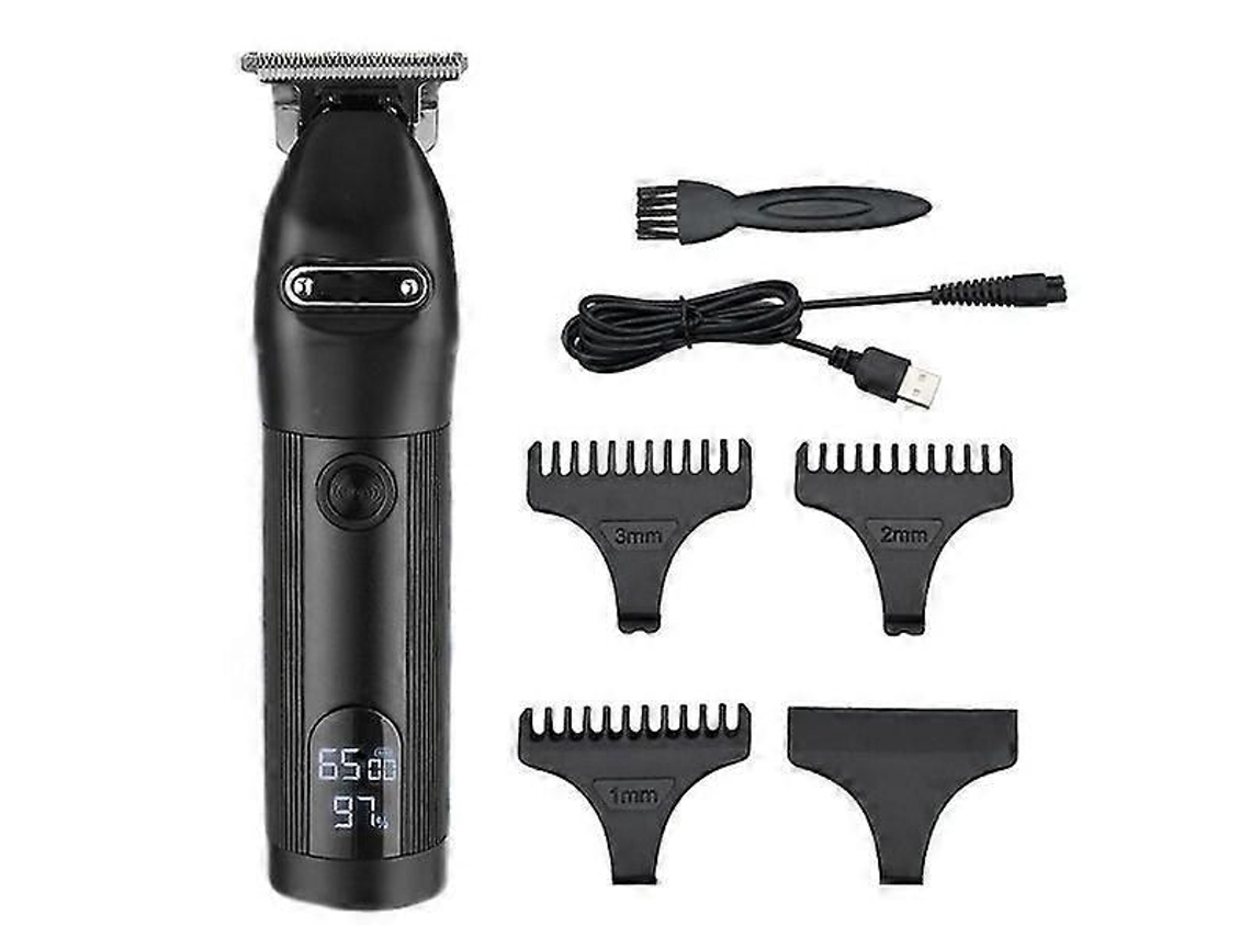 Aparador De Cabelo Sem Fio Com Indicador De Bateria Para Homens - Máquina De Cortar Cabelo Elétrica Recarregável Via Usb