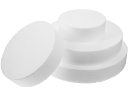 Conjunto de 4 moldes redondos de espuma para pinos de boliche falsos Caseiros