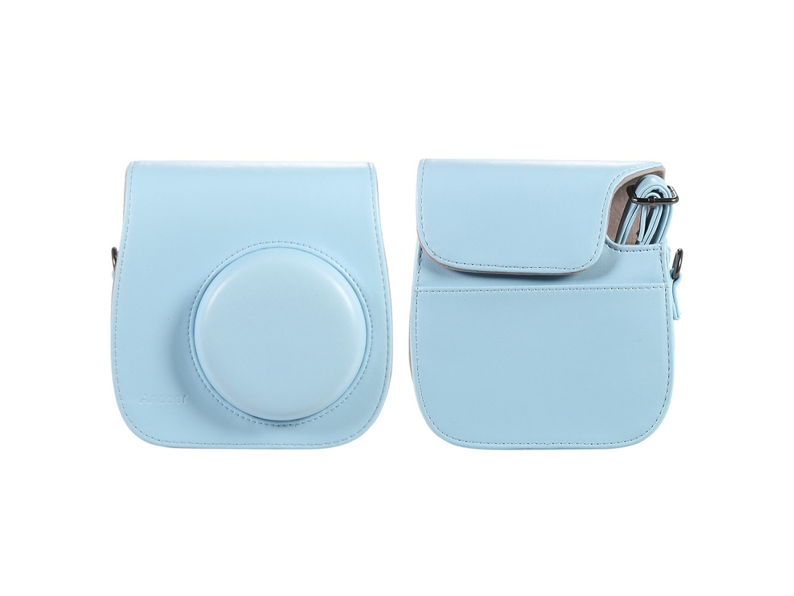 Bolsa De Couro Para Câmera Fuji Fujifilm Instax Mini 8/8s/8/9 Bolsa De Ombro Única SUNNY SPACES
