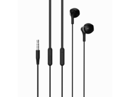 Auscultadores Stereo C/ Microfone Jack 3.5mm Preto Xo