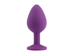 Tapón Anal De Silicona Para Adultos Con Perlas De Tracción Juguete Sexual Morado