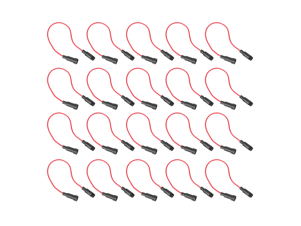 PORTAFUSIBLES HKJ, 6x30mm, 22AWG, 21cm, 20 peças