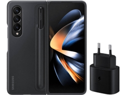 Pack Capa SAMSUNG Z Fold 4 + Carregador 25W Preto
