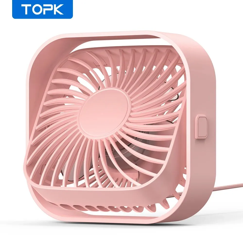(rosa) Mini Ventilador Portátil Usb Silencioso