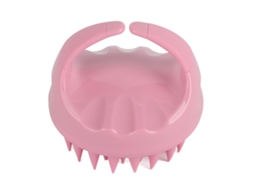 Cepillo De Massagem Capilar Multifuncional Para Limpeza De Caspa E Shampoo Rosa