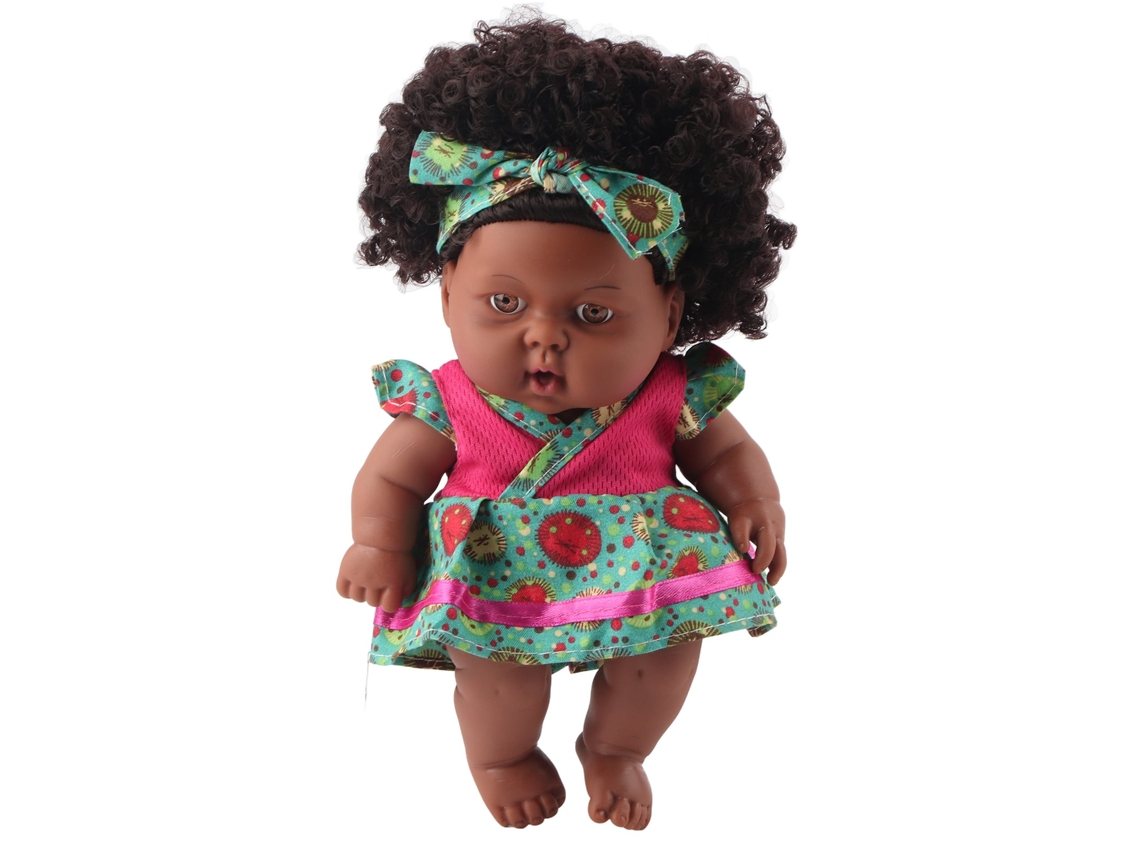Primerox boneca Bebê Reborn Realista 20cm Cabelo Cacheado Brinquedo Educativo Presente Q8 003