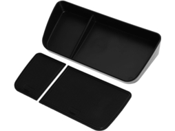 Caixa de armadura pré-fabricada para console central de carro, com revestimento interno em ABS.