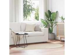Vidaxl Tapete Huarte Bege 100 X 200 Cm Poliéster