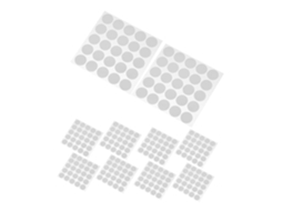 Imikeya 500 Unidades De Adesivos Dupla Face Para Pendurar Quadros, Artesanato E Decorações