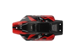 Mali shell de Carro Rc em Pvc com Alta Resistência a Impactos para Scy 16201pro 1/16 Carros Controle Remoto Vermelho