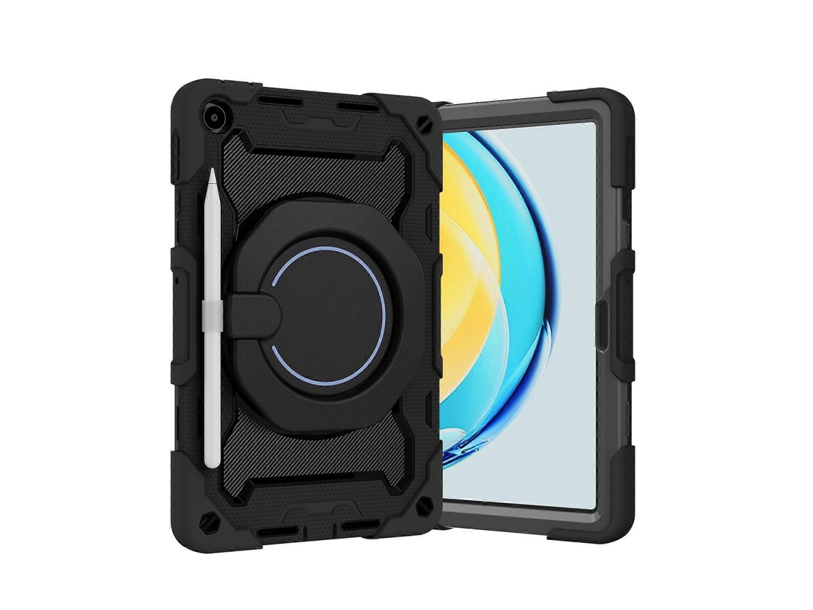 Capa Para Tablet Huawei Matepad Se 10.4 2023 Armor Em Silicone Com Contraste De Cores + Pc