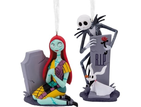 Mini Figura Coleccionable Set Better Together Jack Sally Pvc Edición Exclusiva Hallmark Halmark (8 Cm)