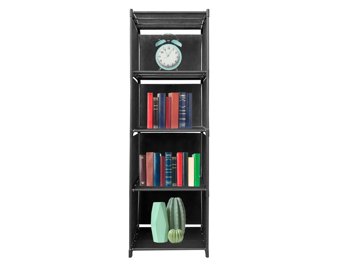 Prateleira de Organização 5 Pisos Pvc e Tecido NYANA Home 125X41X29 Cm