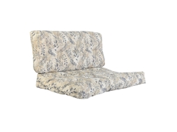 Conjunto de 2 Almofadas de Chão em Algodão com Estampa de Galhos, 120x80x16cm ALEXANDRA HOUSE LIVING