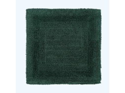 Homescapes Reversible Cotton Shower Mat Forest Green