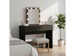 Vidaxl Mesa De Vestir Carvalho Preto 100 X 40 X 130 Cm