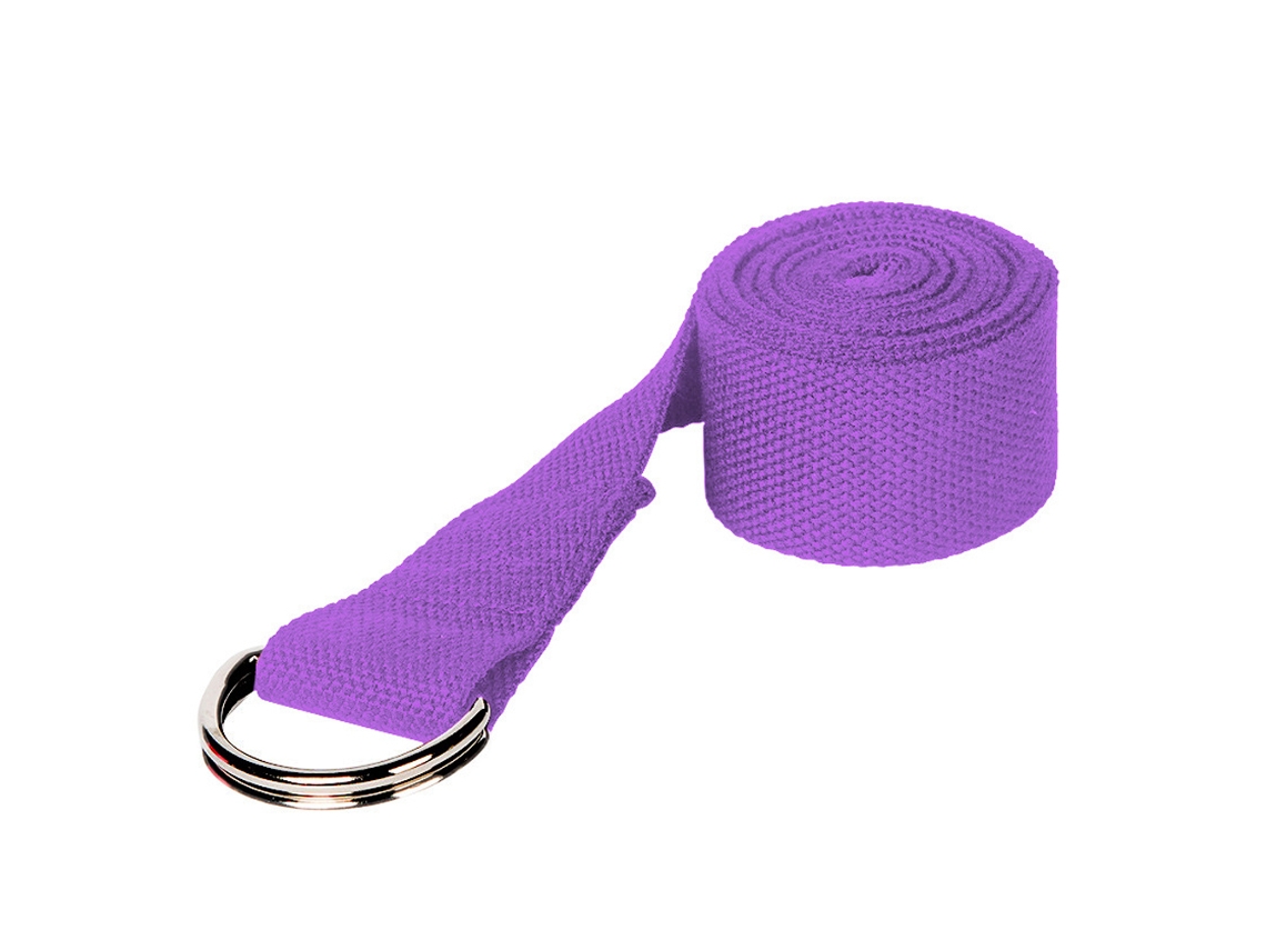 Tira De Yoga Com Fivela Em D Ajustável Para Fitness, Flexibilidade E Fisioterapia